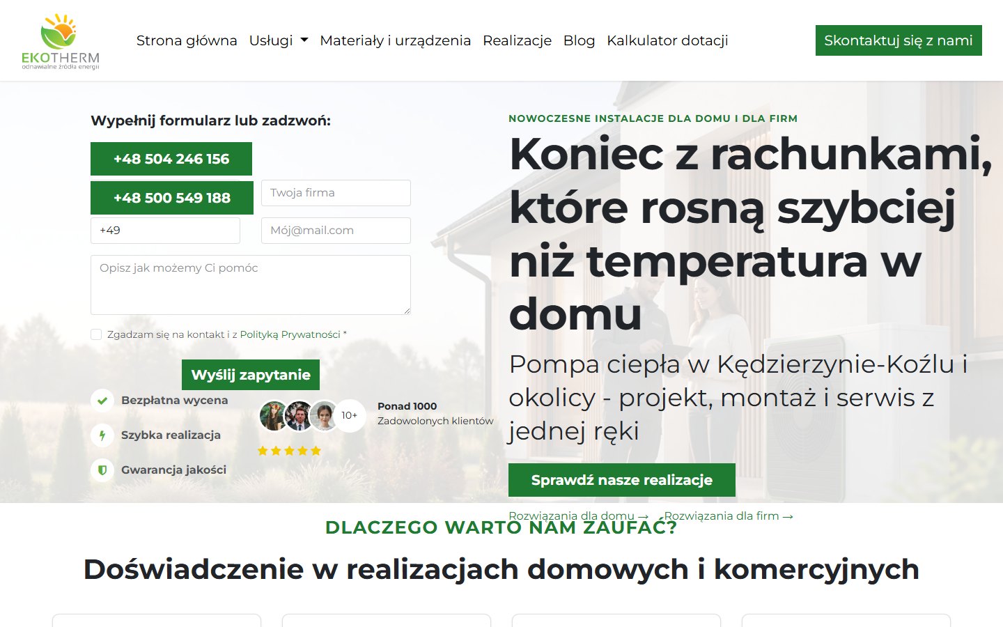 Ekotherm website
